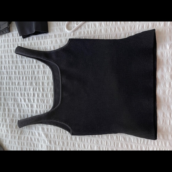 SOLD- Babaton sculpt knit squareneck tank - Picture 2 of 5